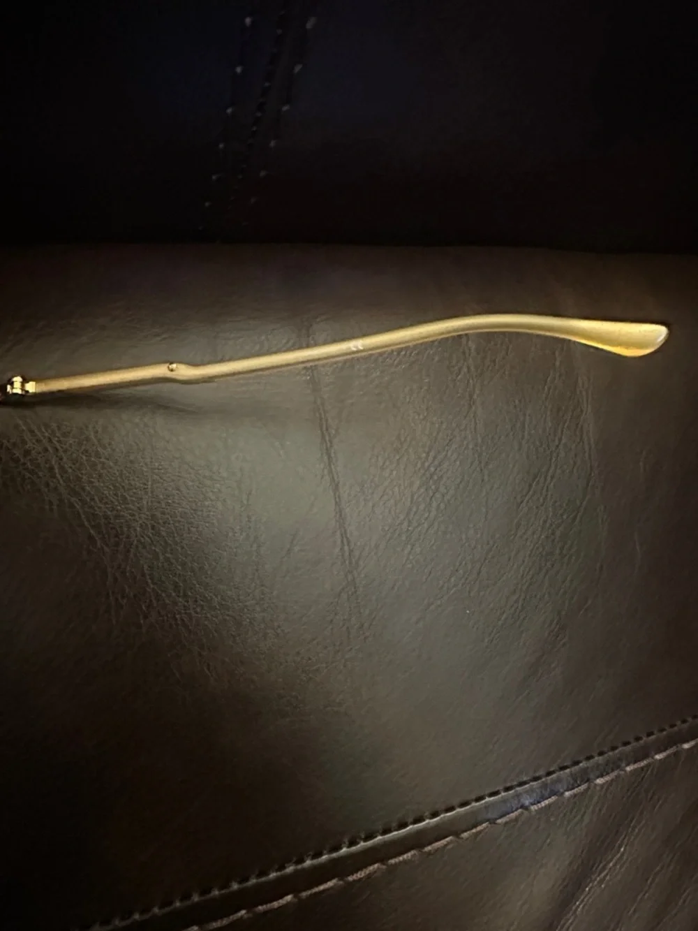 Stella McCartney Gold Aviator Sunglasses with Brown Gradient Lenses